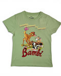 Disney Bambi Thumper Flower Graphic Kids T-Shirt - XL - Sage Green