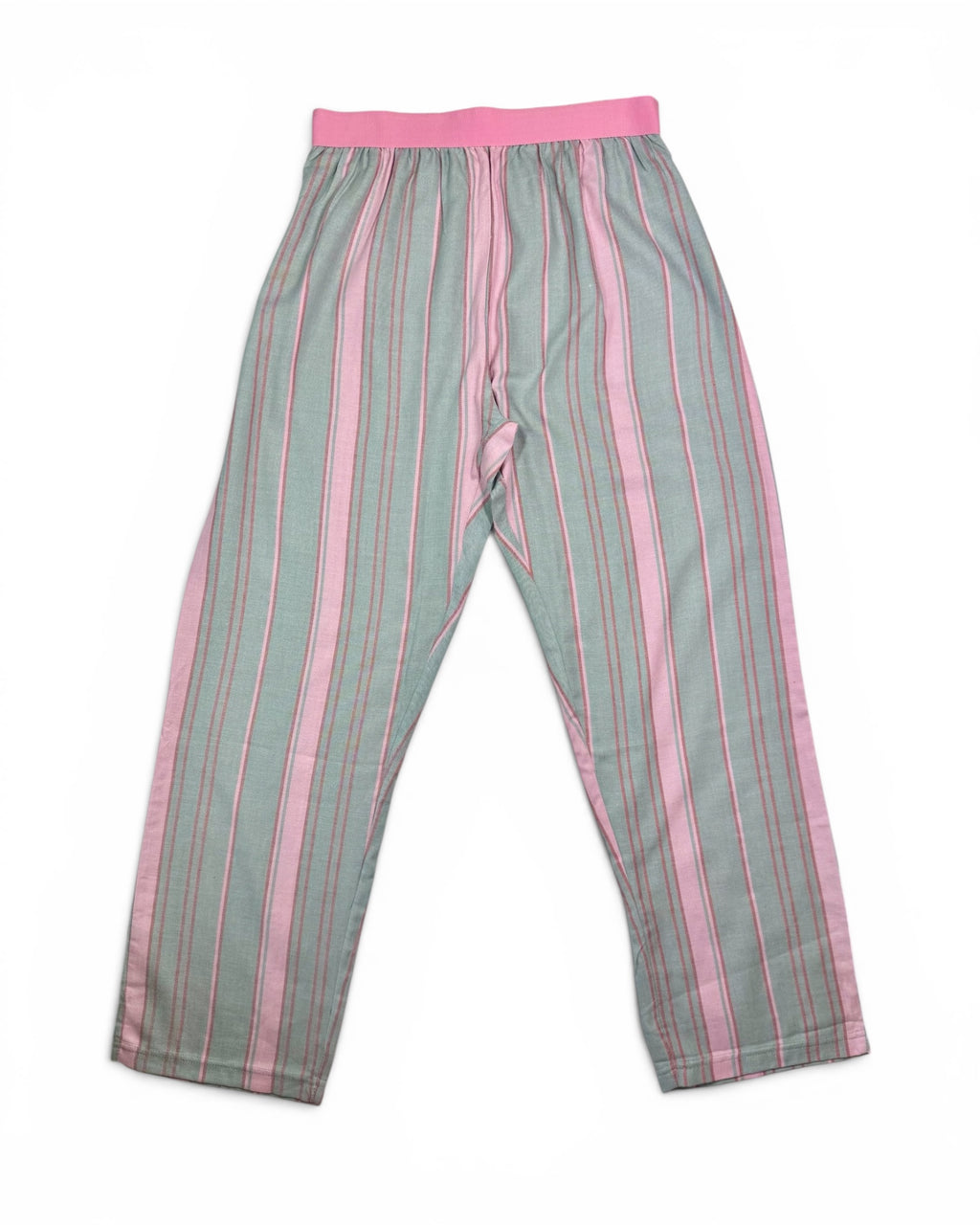 Women's Pink & Gray Striped Sleep Lounge Pants NWT