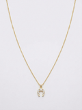 Rhinestone Horseshoe Pendant