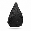 Black Sling Backpack Crossbody Travel Daypack