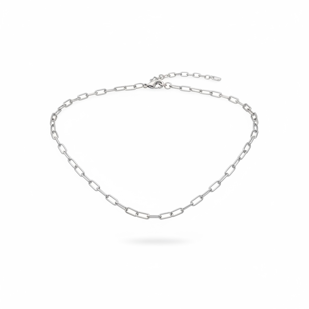 Chain Silver Tone Necklace