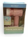 Power Scrubber with Detachable Brush Head - (3 colors - Blue, Purple & Pink)