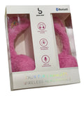 Faux Fur Earmuffs Wireless Headphones with Confetti Cat Ears