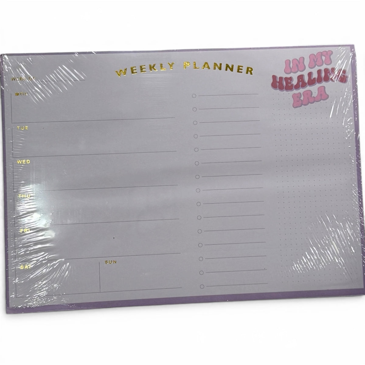 "In My Healing Era" Weekly Planner Pad