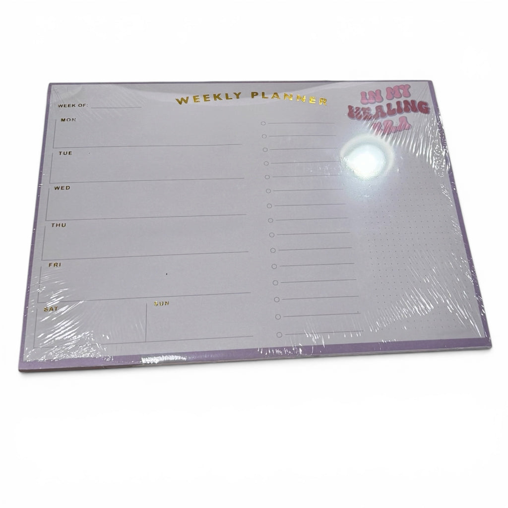 "In My Healing Era" Weekly Planner Pad