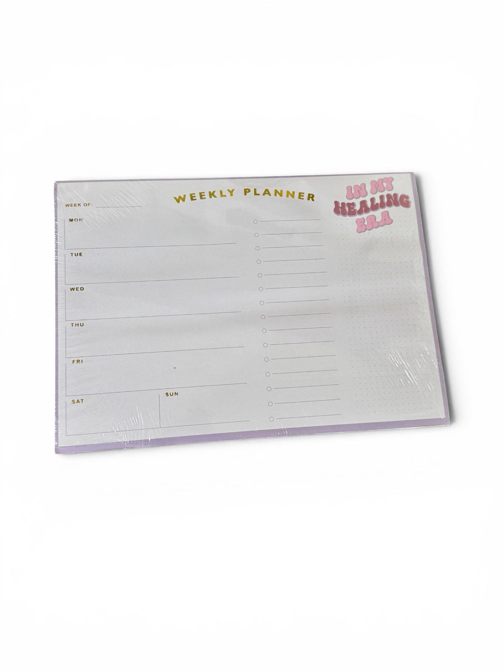 "In My Healing Era" Weekly Planner Pad