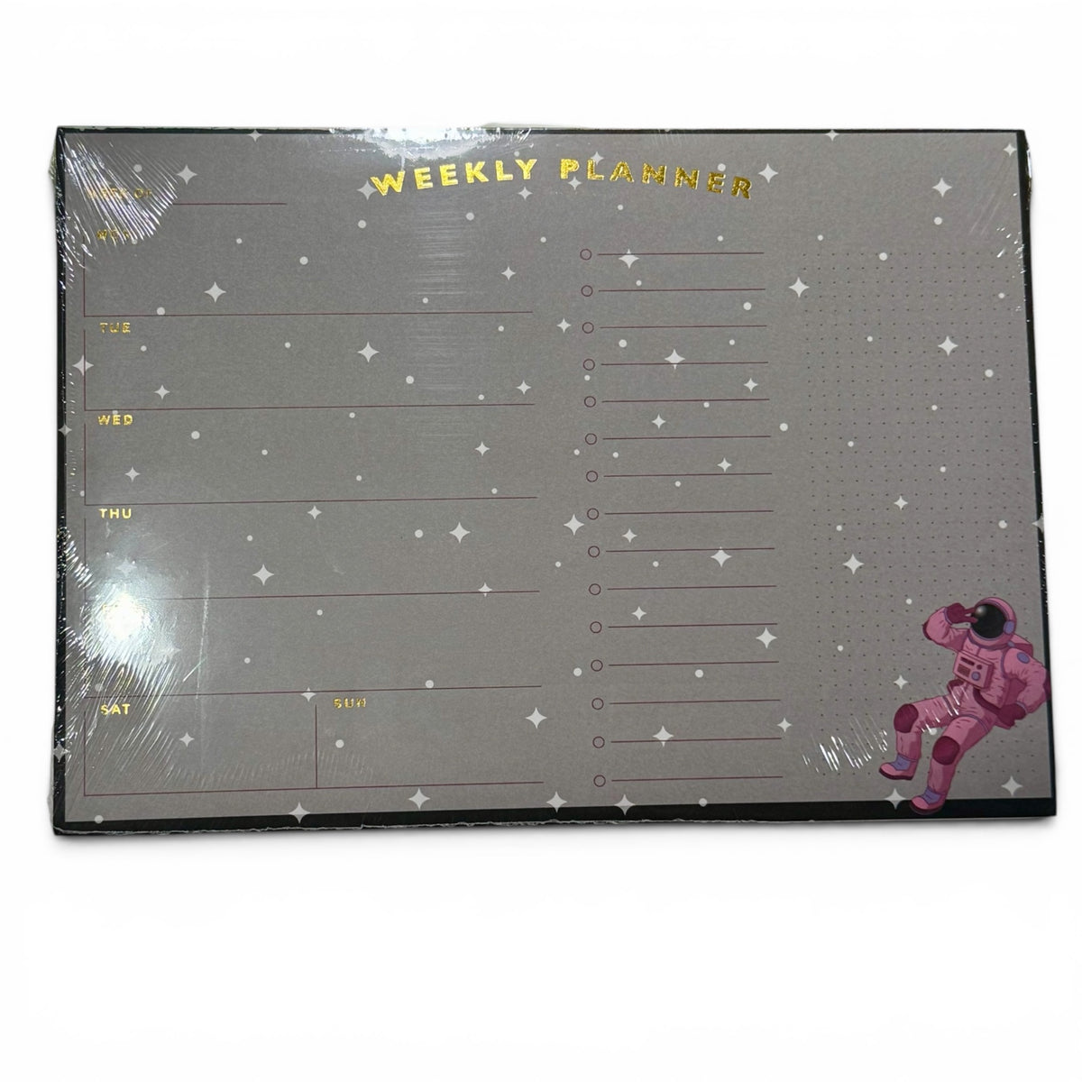 Astronaut Weekly Planner Pad