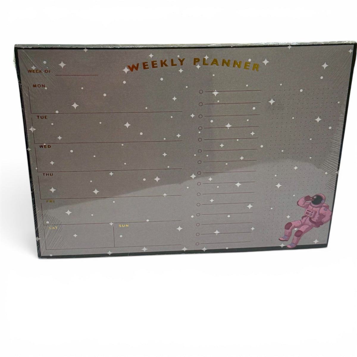 Astronaut Weekly Planner Pad