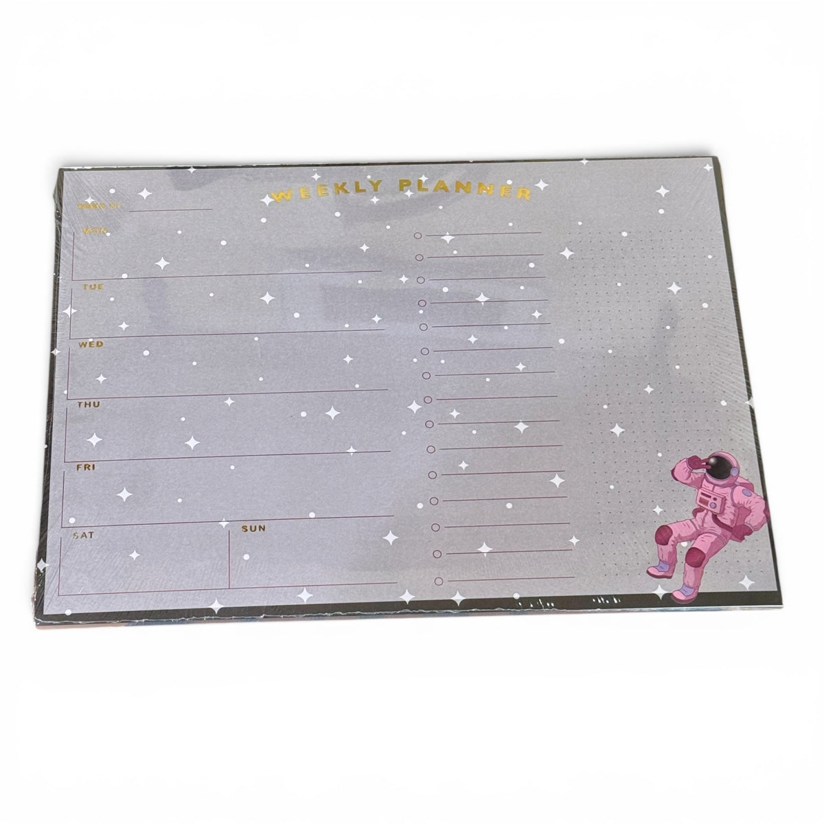 Astronaut Weekly Planner Pad
