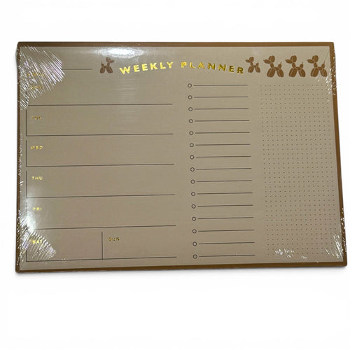 Balloon dog Weekly Planner Pad