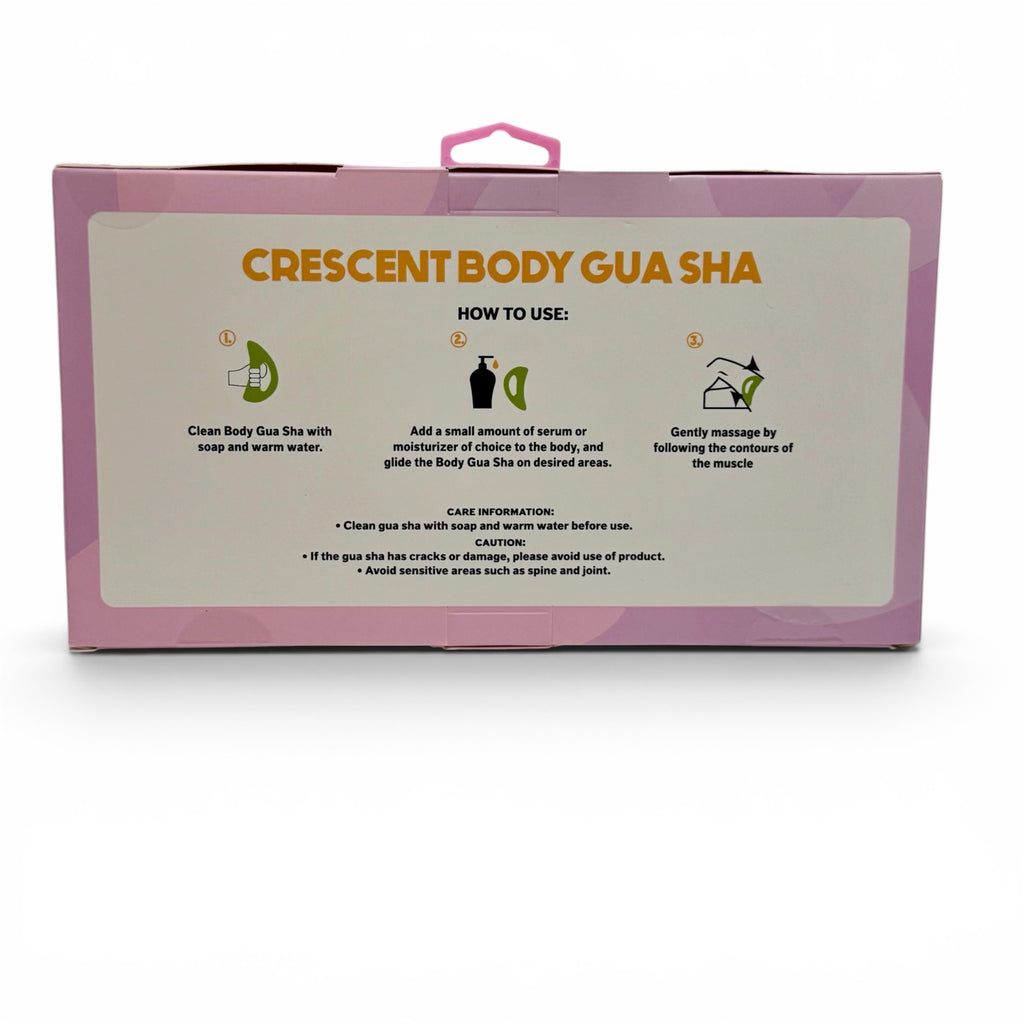 Gua Sha Corporal Creciente - Verde
