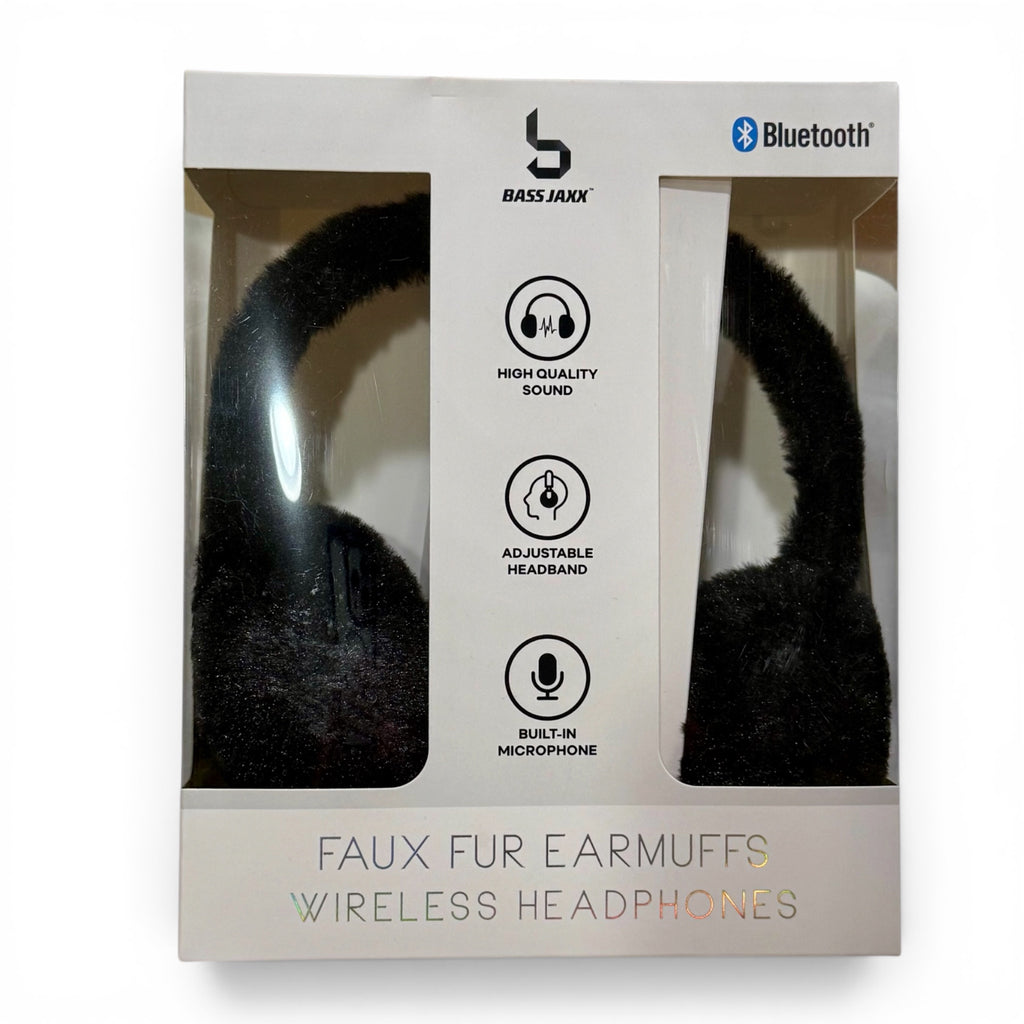Faux Fur Earmuffs Wireless Headphones
