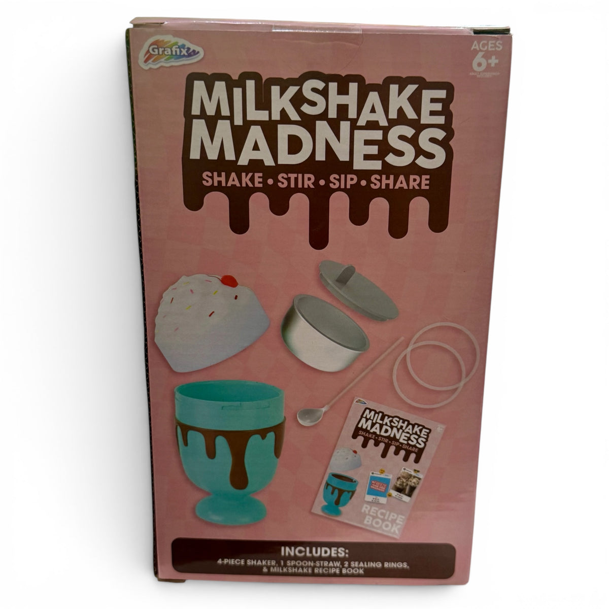 Milkshake Madness Frozen Shake Cup Set - 4 Piece Set