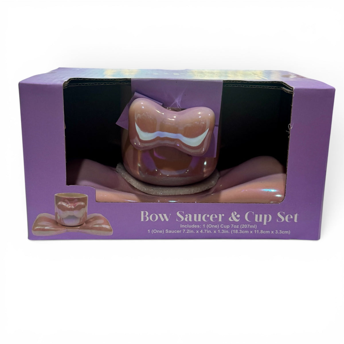Bow Saucer & Cup Set