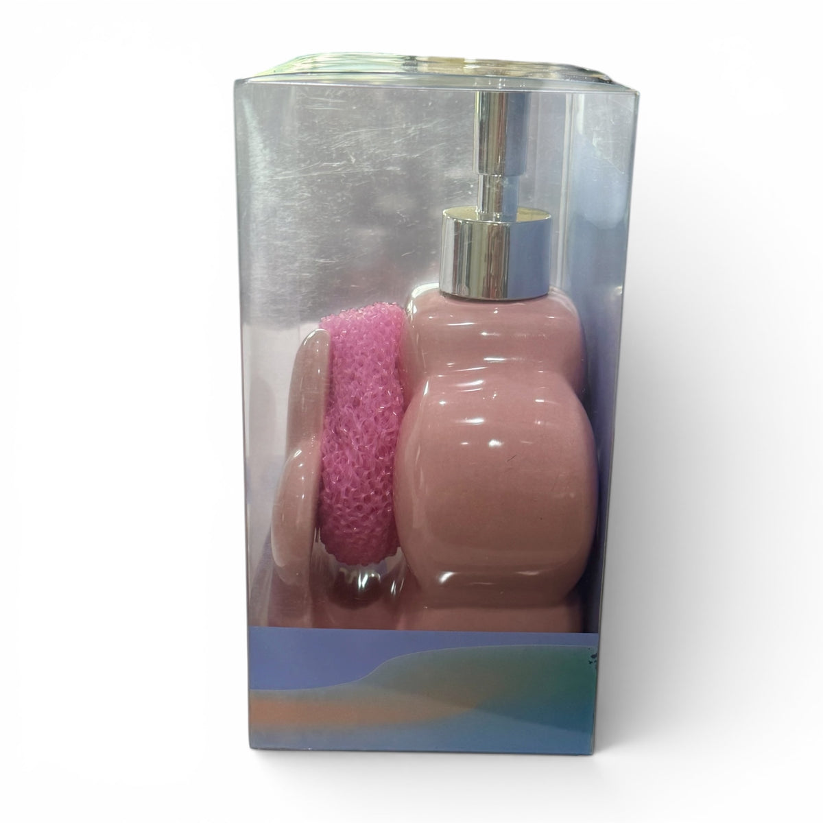 Flower Dish Soap Dispenser with Sponge