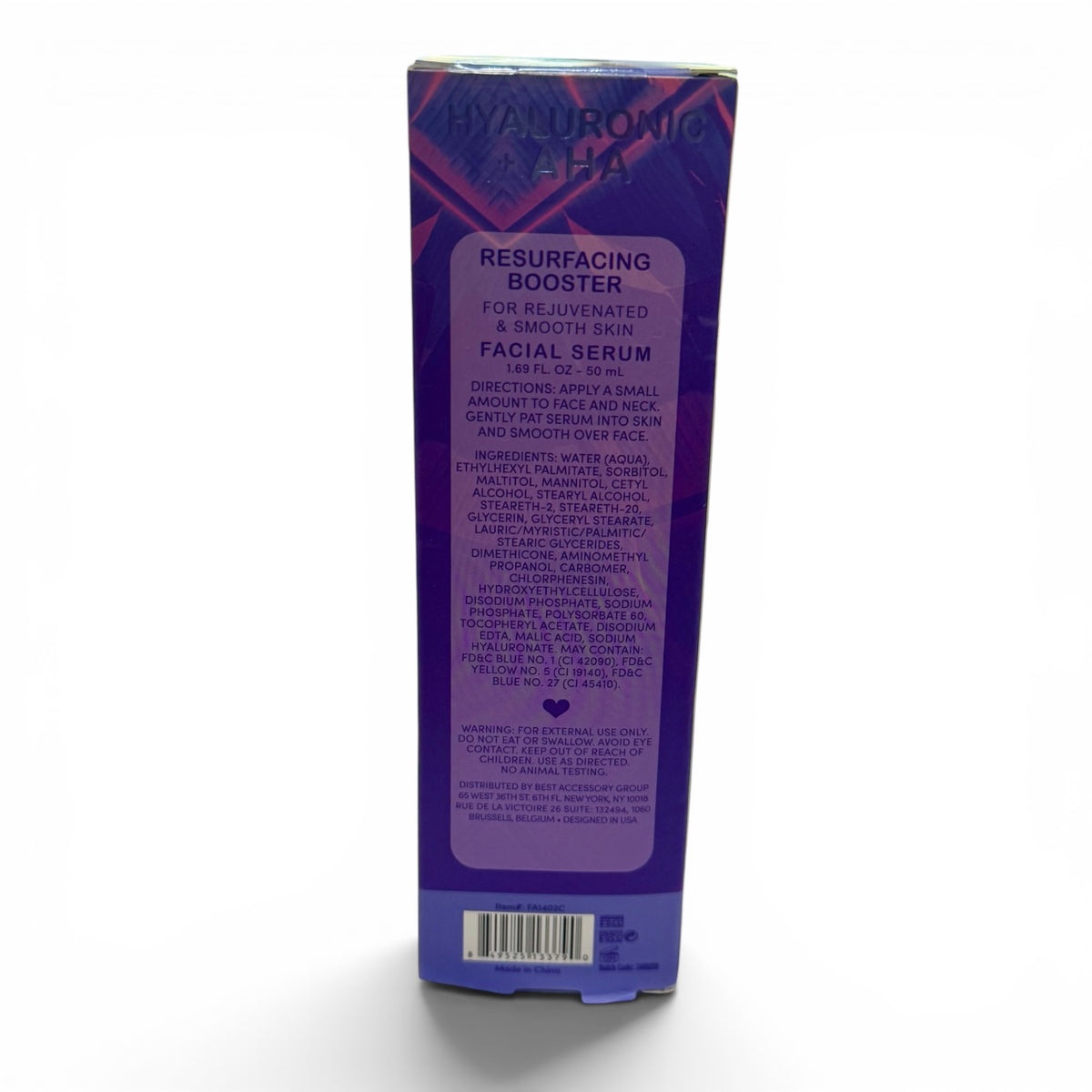 Sérum facial Hyaloronic + AHA Resurfacing Booster (50 ml / 1.69 oz)