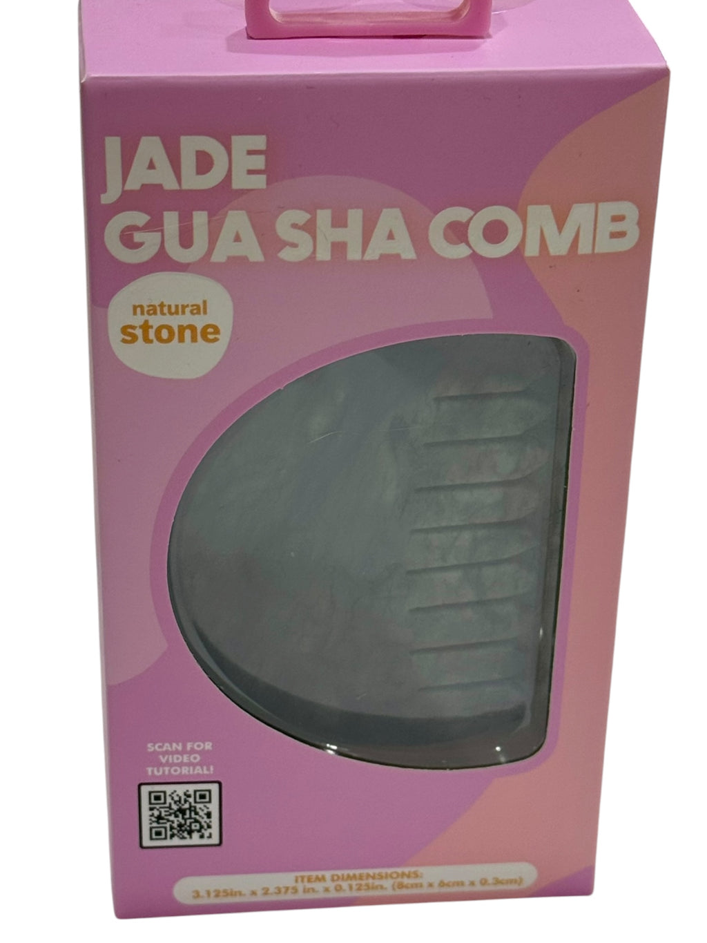 Jade Gua Sha Comb for face & scalp