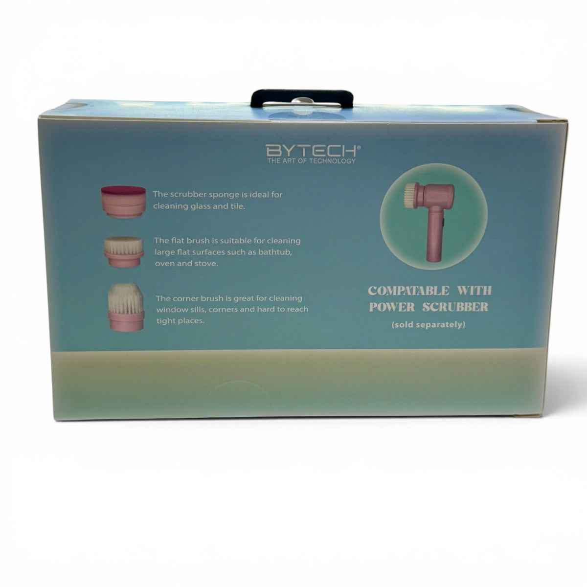Power Scrubber Set (3 Piece) - Pink & White