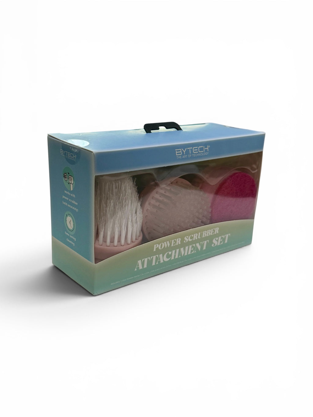 Power Scrubber Set (3 Piece) - Pink & White