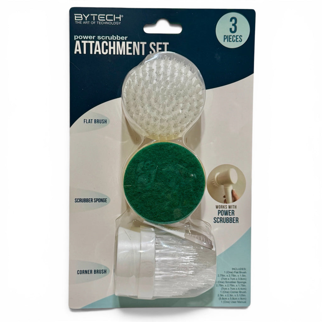 Power Scrubber Attachment Set (3 Piece)