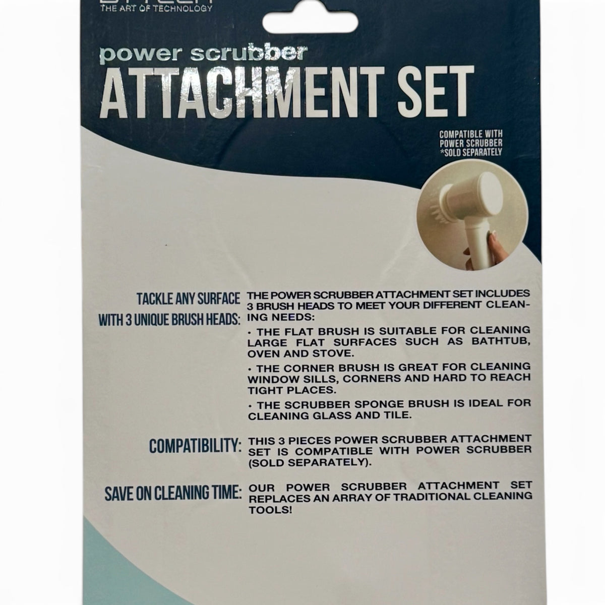 Power Scrubber Attachment Set (3 Piece)