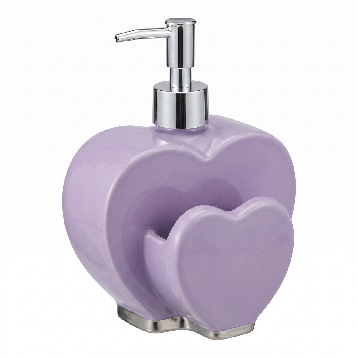 Heart Dish Soap Dispenser with Sponge
