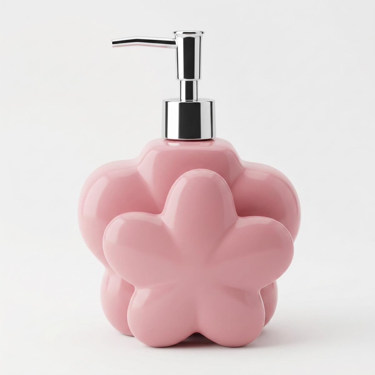 Flower Dish Soap Dispenser with Sponge