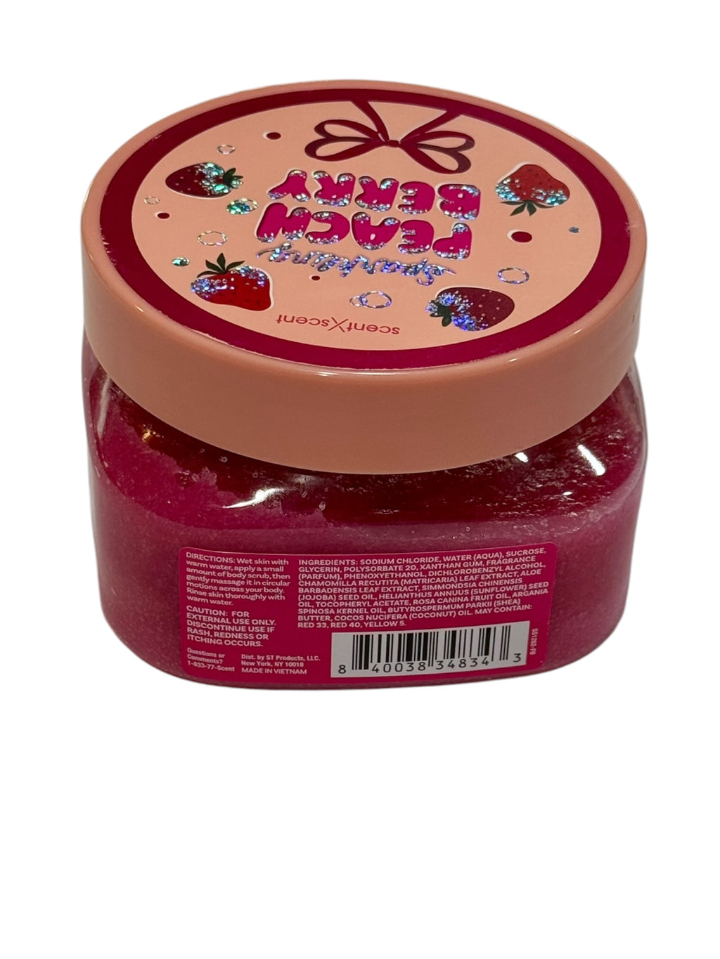 Sparkling Peach Berry Body Scrub 13 oz