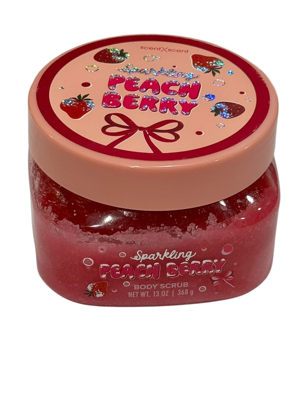 Sparkling Peach Berry Body Scrub 13 oz