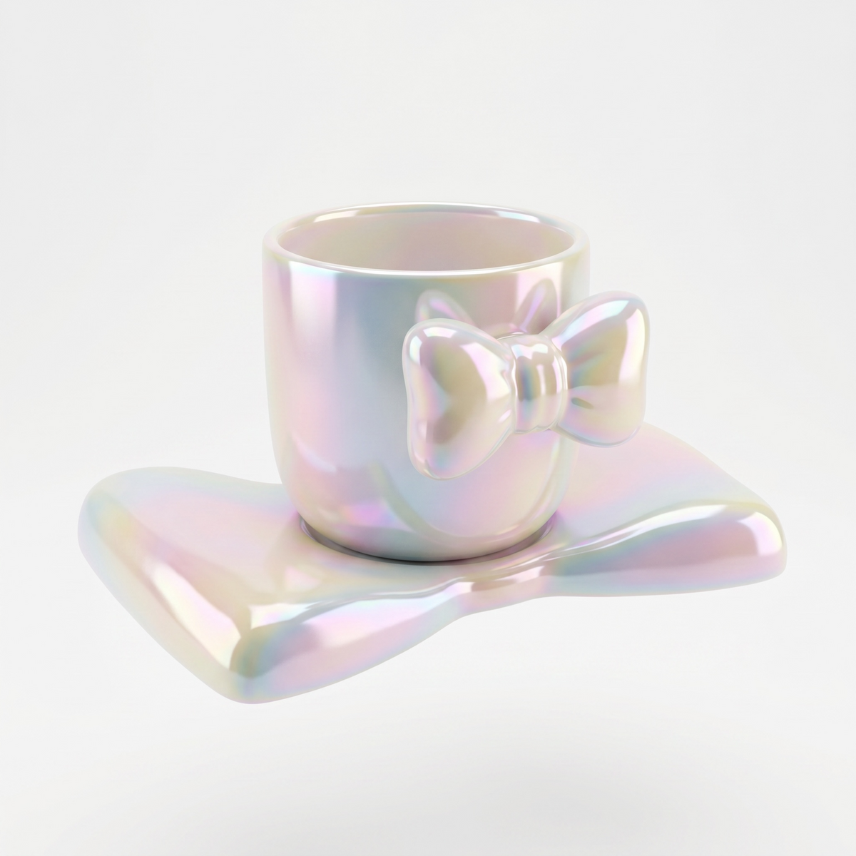 Bow Saucer & Cup Set