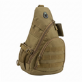 Tactical Sling Backpack MOLLE Crossbody Chest Pack with USB charging port