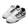 DC Stag Skate Shoes White Grey Blue Men's Size 9