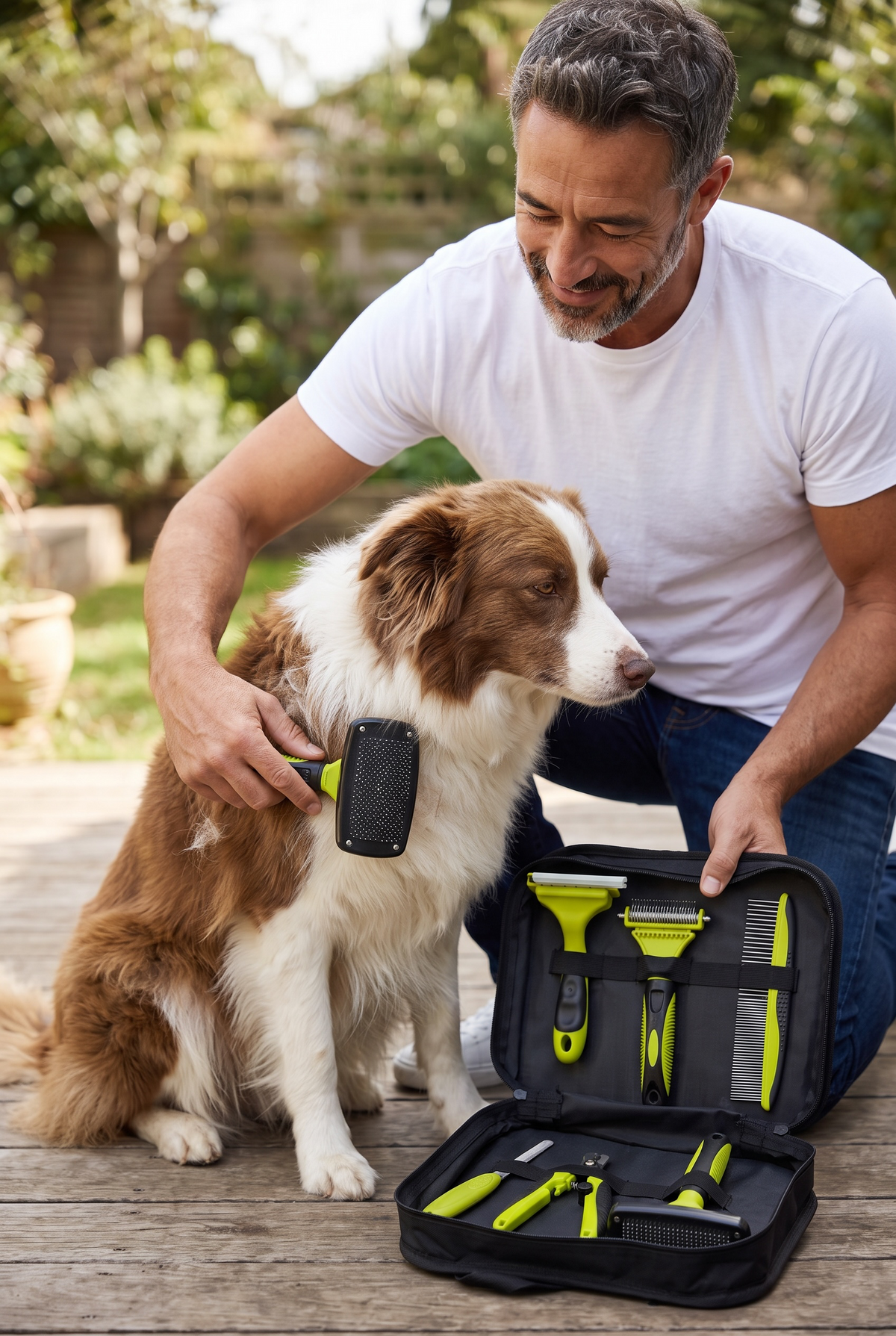 7-Piece Pet Grooming Kit with Storage Case – Dog & Cat Grooming Set