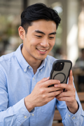 SPIDERCASE for iPhone 15 includes a screen protector - Black