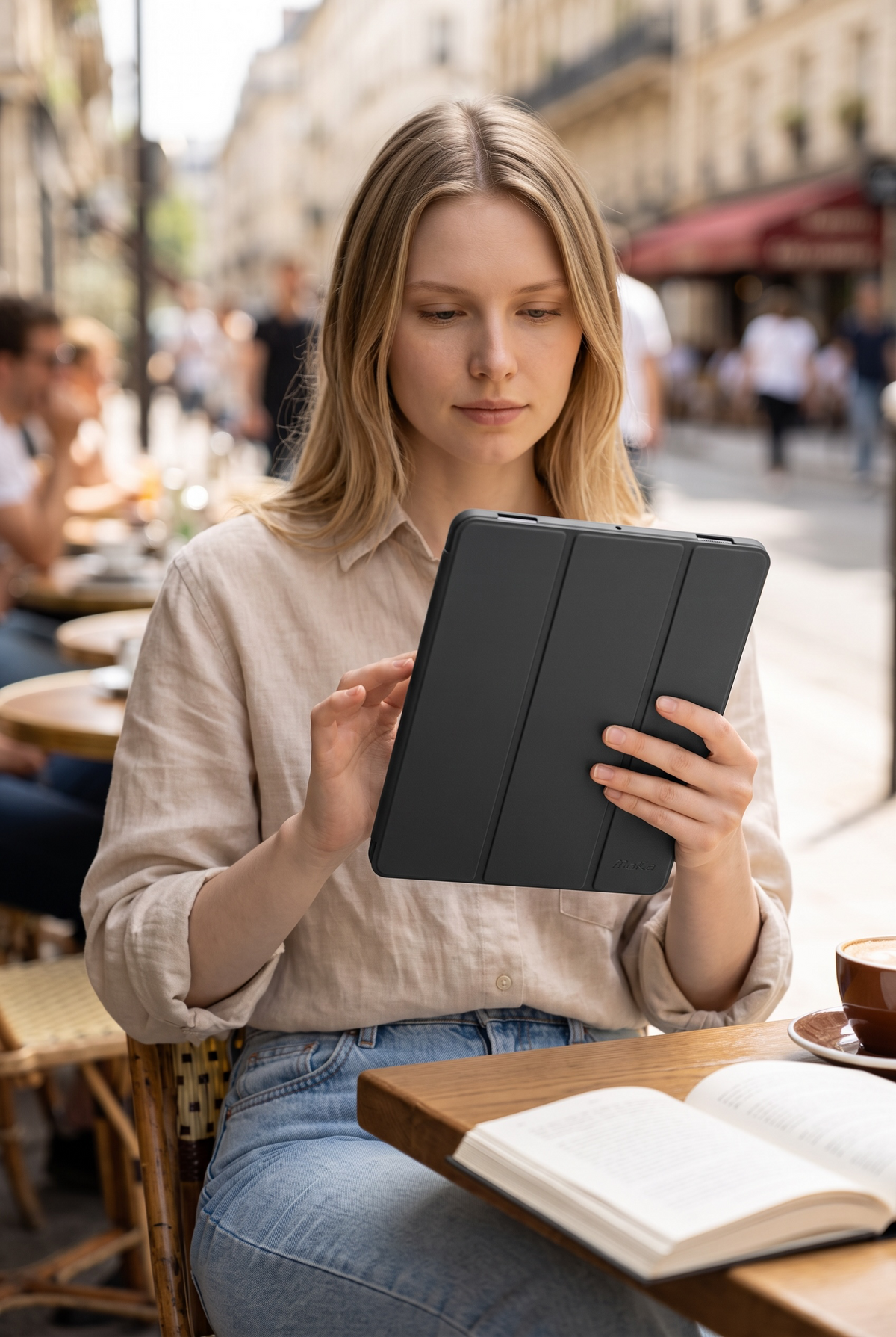 ProCase Slim Folio Tablet Case – Black