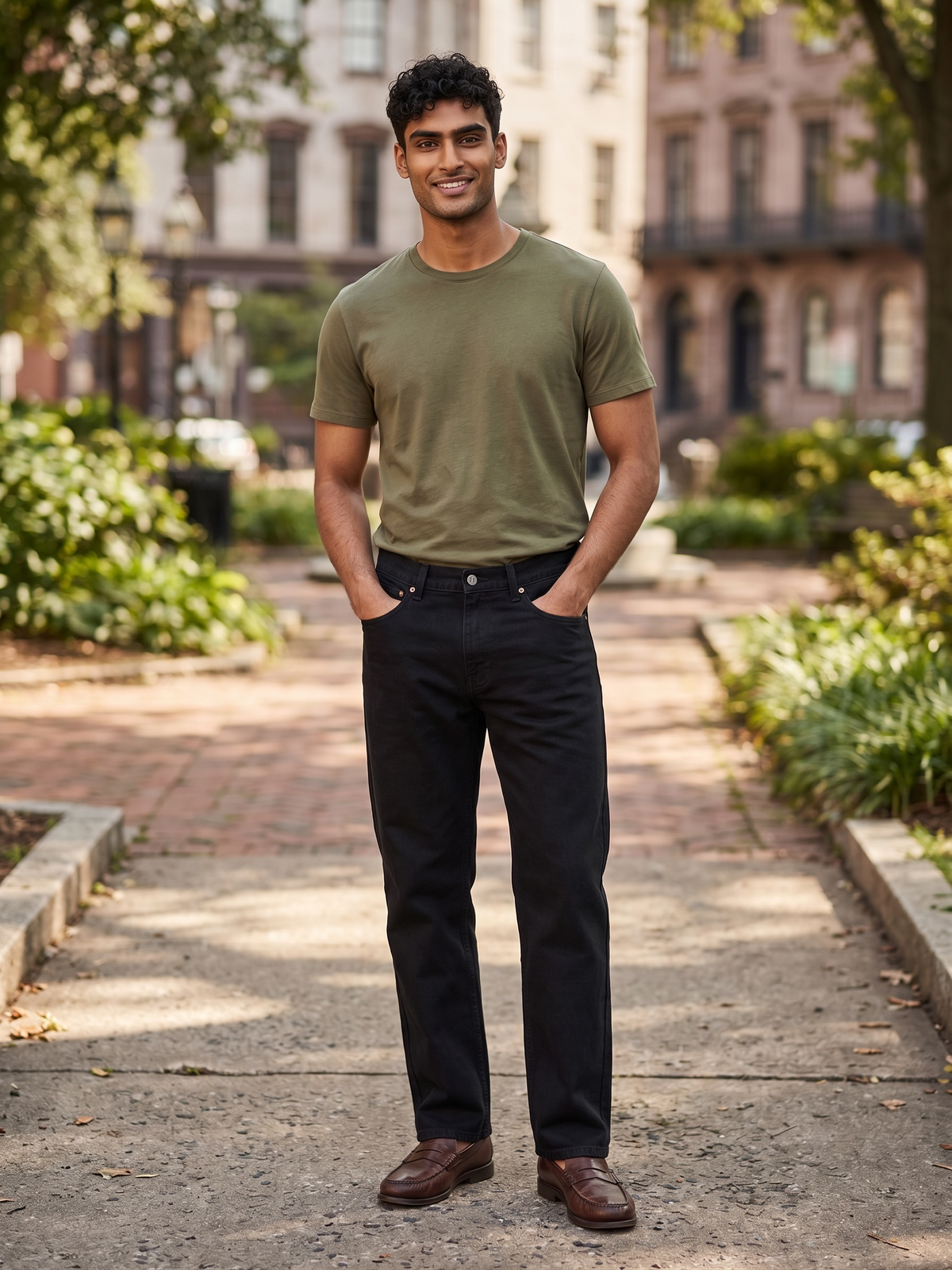 Lee Men's 34x29 Regular Fit Straight-Leg Jeans Double Black NWT